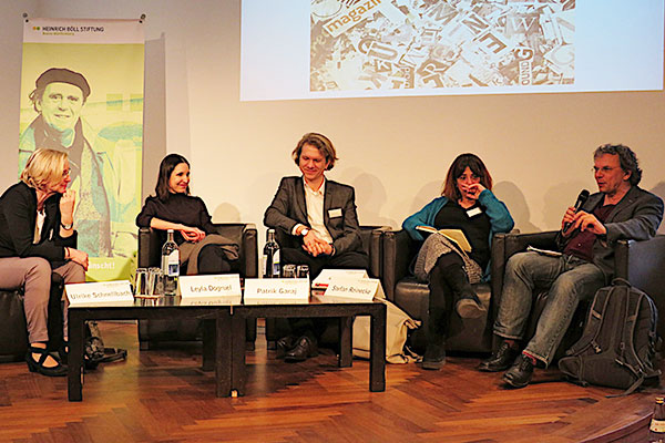 Moderation einer Podiumsdiskussion über "Öffentlichkeit als Dauerzustand" bei der FES in Berlin